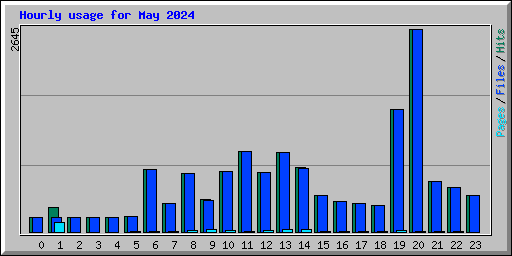 Hourly usage for May 2024