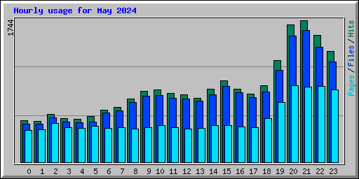 Hourly usage for May 2024